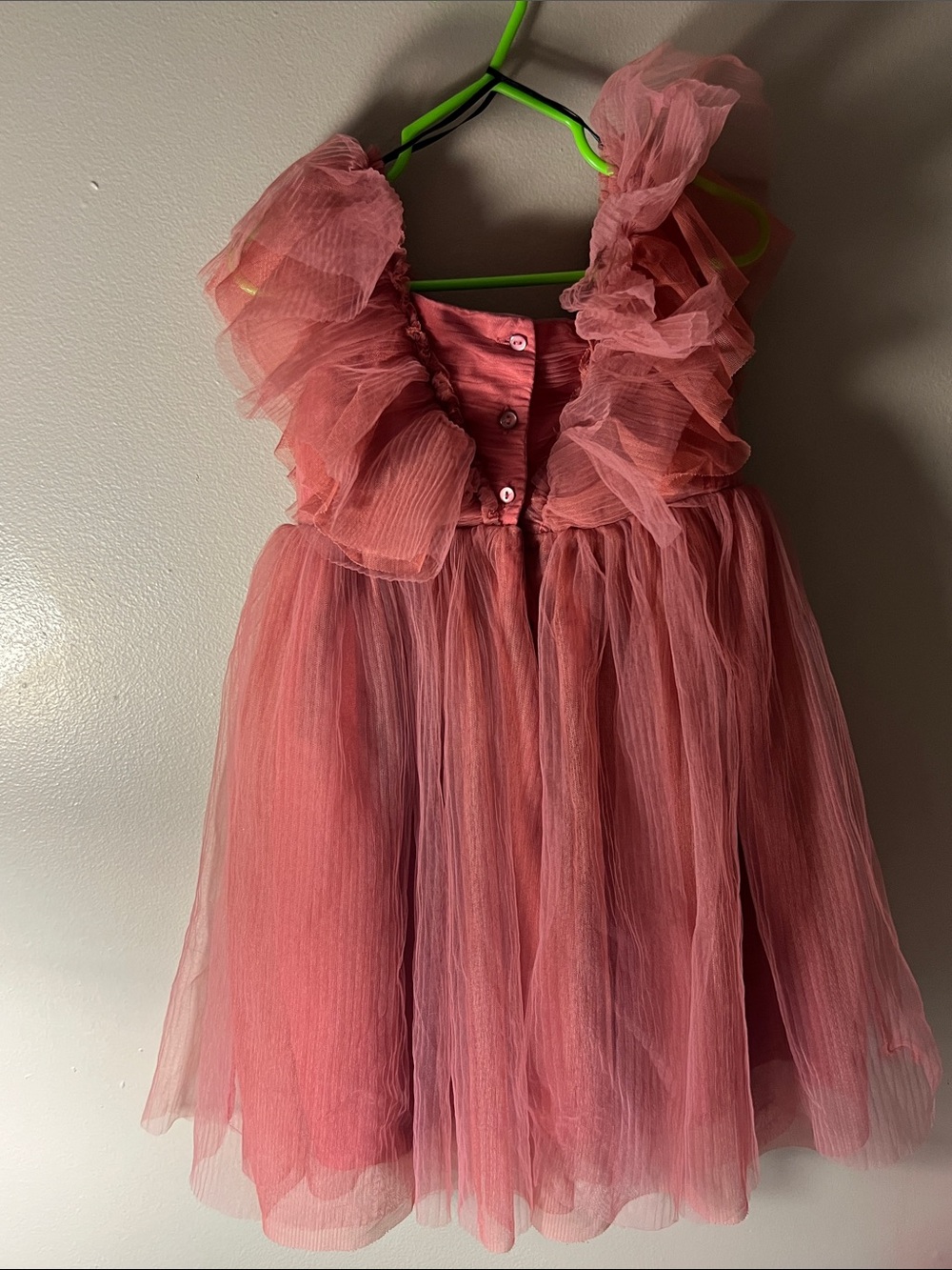 H&M Pink Ruffled Tulle Formal Dress for Girls - Picture 4 of 7